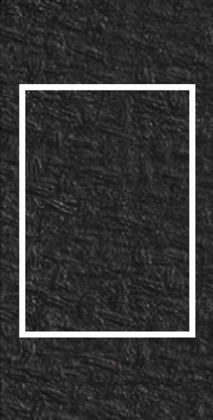 Passepartoutkarten rechteckig, 3er Pkg. schwarz
