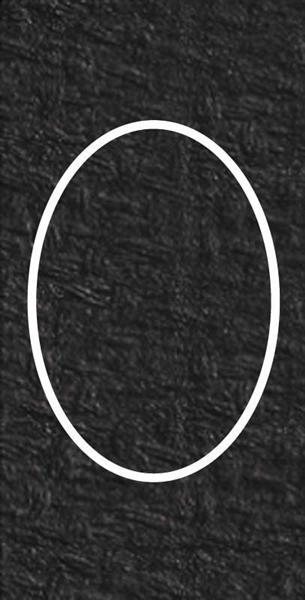 Passe-partoutkaarten ovaal, 3 st., zwart