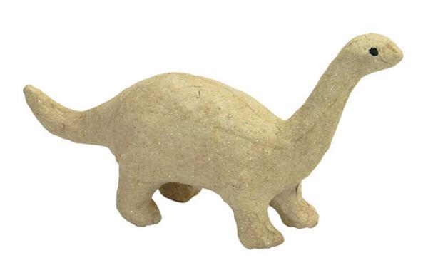 Papier-maché figuur - dinosaurus, 17 x 10 cm