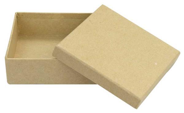 Pappmache Box - Quader, 8,5 cm