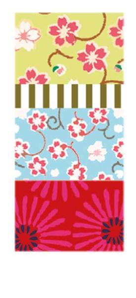 Washi Tape set - bloemenrij