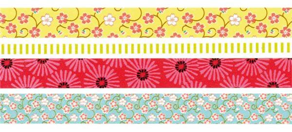 Washi Tape Set - Blumenreigen