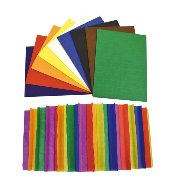 Papier alv&#xE9;ol&#xE9;, multicolore
