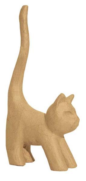 Animaux en papier mâché - chat grand, 33 x 18 cm