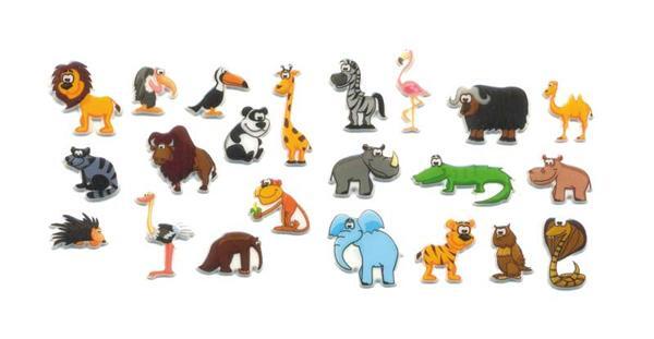 Stickers 3D - zoo, multicolore