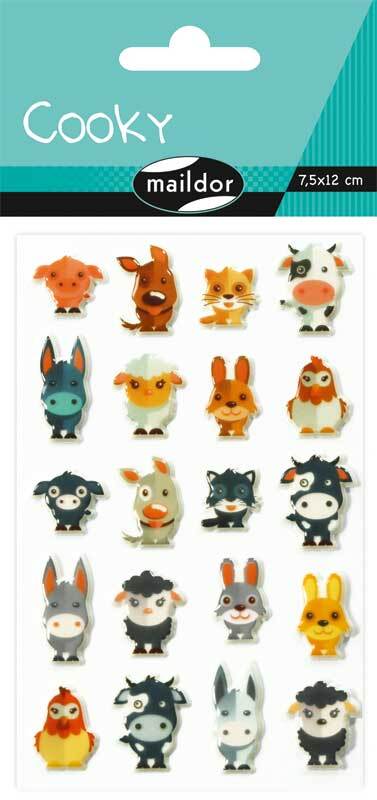 Stickers 3D huisdieren