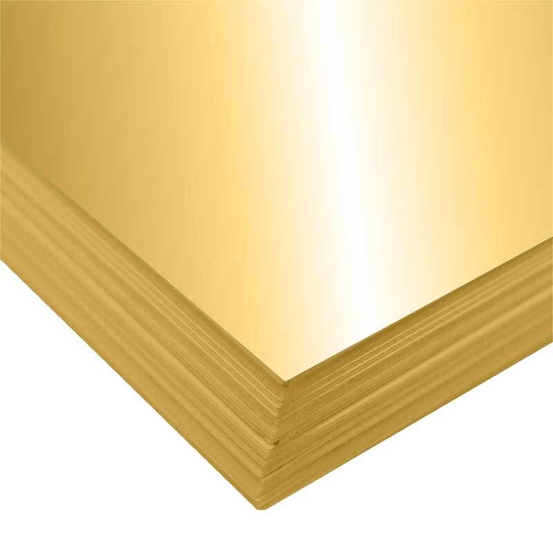 Fotokarton - 10er Pkg, 50 x 70 cm, gold glänzend