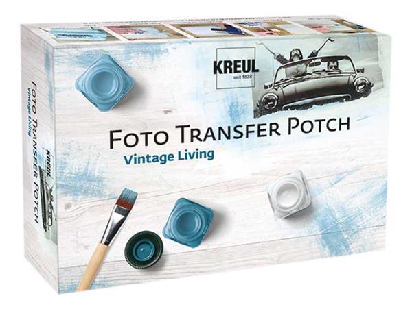 Set Photo Transfert Potch -  "Vintage Living"