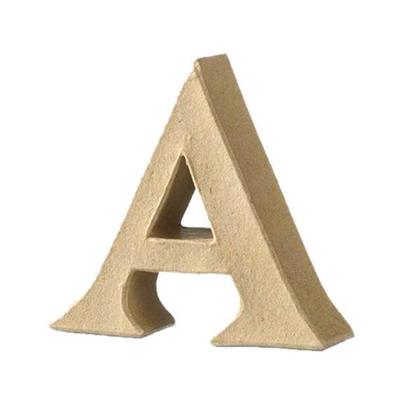 Papier-maché letter A