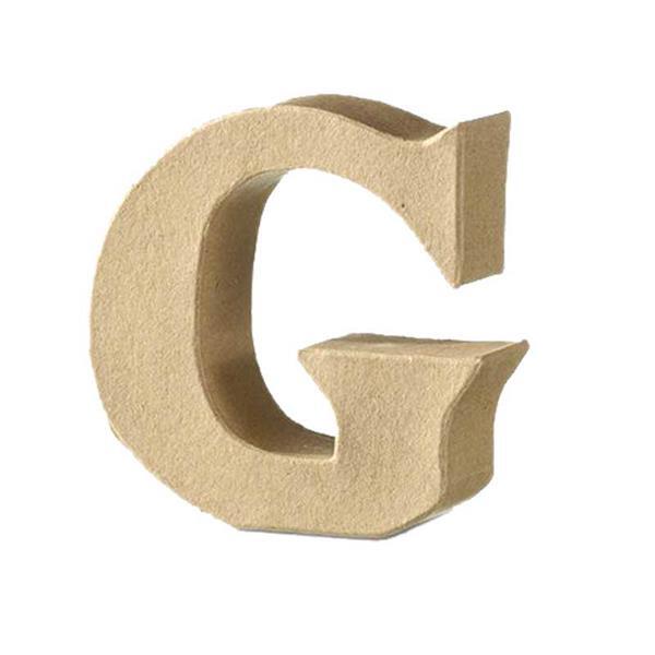 Papier-maché letter G