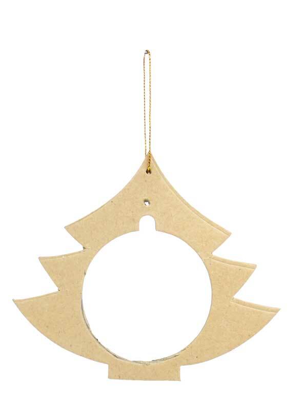 Papier mach&#xE9; hanger voor kunststof bal, boom