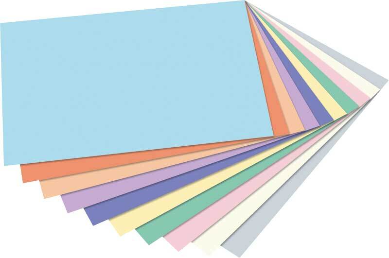 Pastelblok gekleurd papier & fotokarton A4
