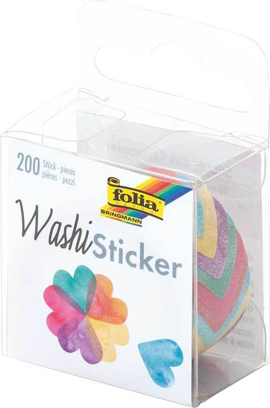 Washi stickers - hartjes