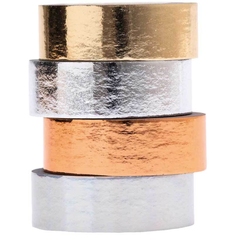 Metallic Washi Tape Set in gold, silber und kupfer. online kaufen