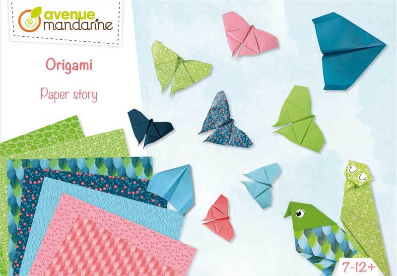 Origami knutselset - vlinders & vogels & vliegtuig