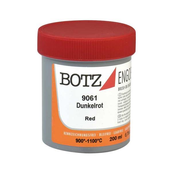 Engobes Botz - 200 ml, rouge foncé