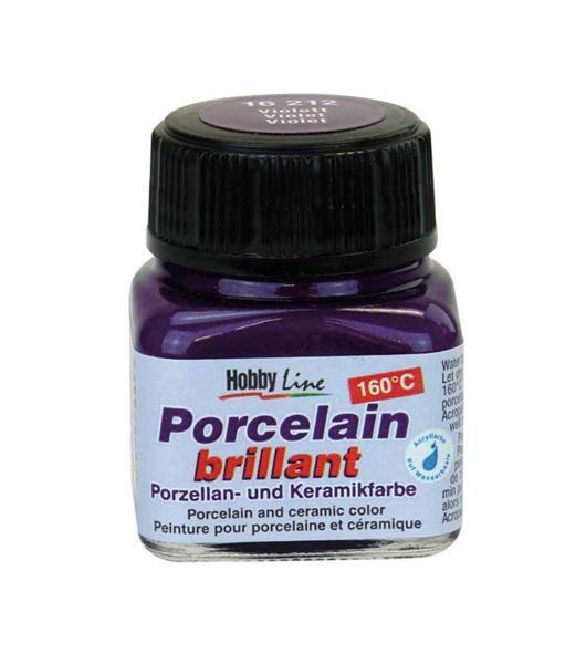 Peinture pour porcelaine - 20 ml, violet