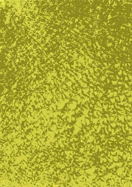 Crackle moza&#xEF;ek plaat - 15 x 20 cm, geel