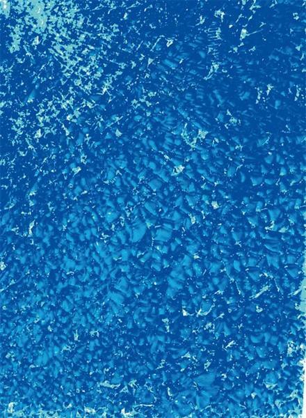 Crackle mozaïek plaat - 15 x 20 cm, blauw