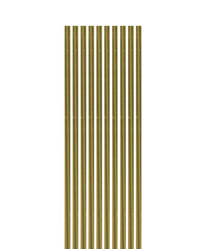 Wachsstreifen flach - 1 mm, gold, 40 Stk.