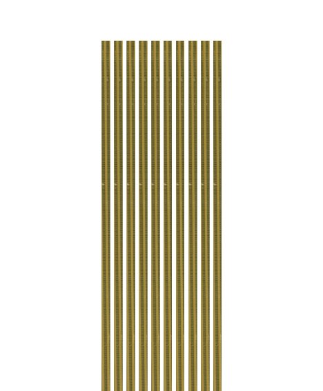 Bandes de cire décorative - 1 mm, or