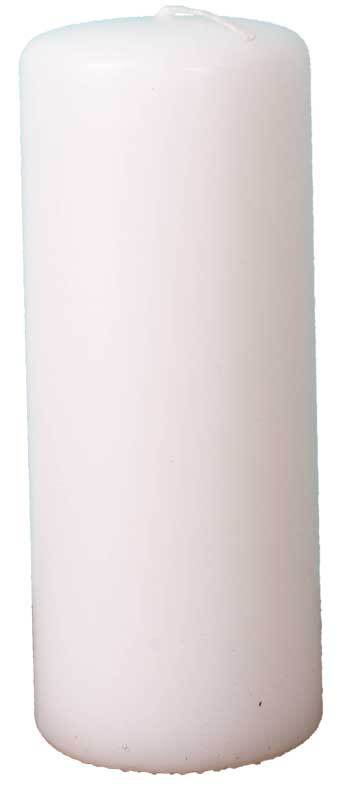 Bougie cylindrique - 150 x 60 mm, blanc