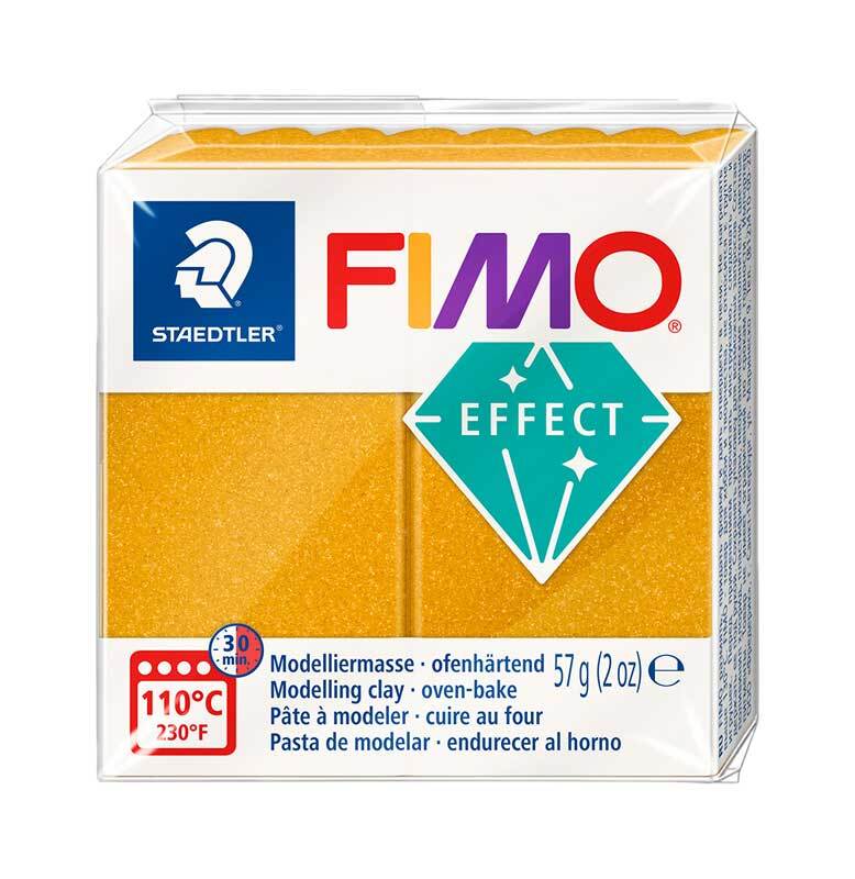 Fimo Soft metallic - 57 g, goud