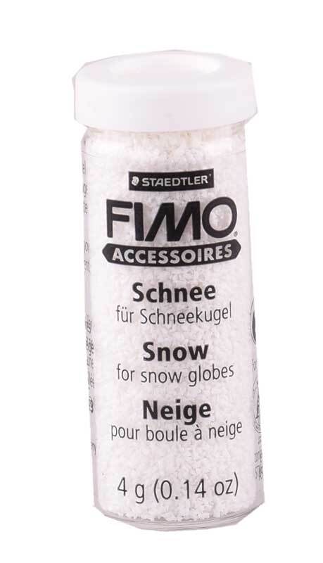 Fimo Schnee, f&#xFC;r Schneekugel