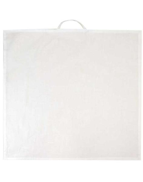 Baumwolltuch - Stoffserviette weiß, ca. 40 x 40 cm