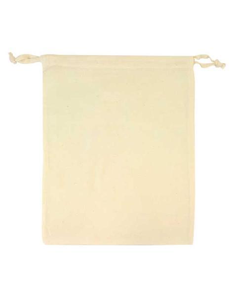 Katoenen zak - naturel, ca. 35 x 27 cm