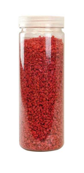 Gravier décoratif - 500 g, rouge