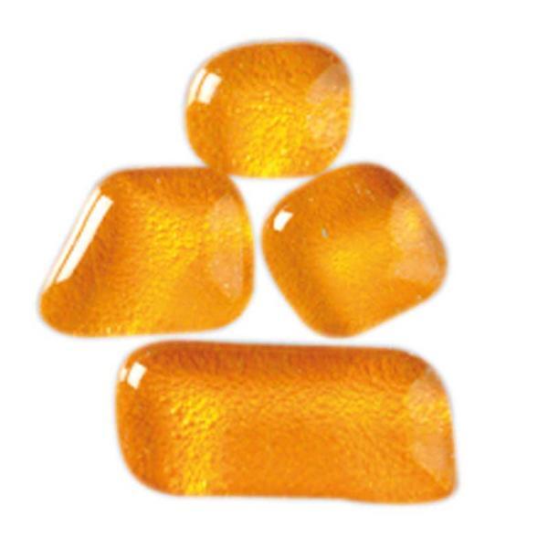 Mozaïek glasstenen soft - 200 g, oranje