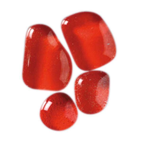 Mozaïek glasstenen soft - 200 g, rood