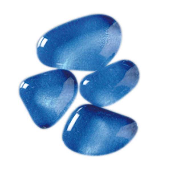 Mozaïek glasstenen soft - 200 g, lichtblauw