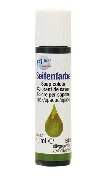 Colorant pour savon - 10 ml, vert olive