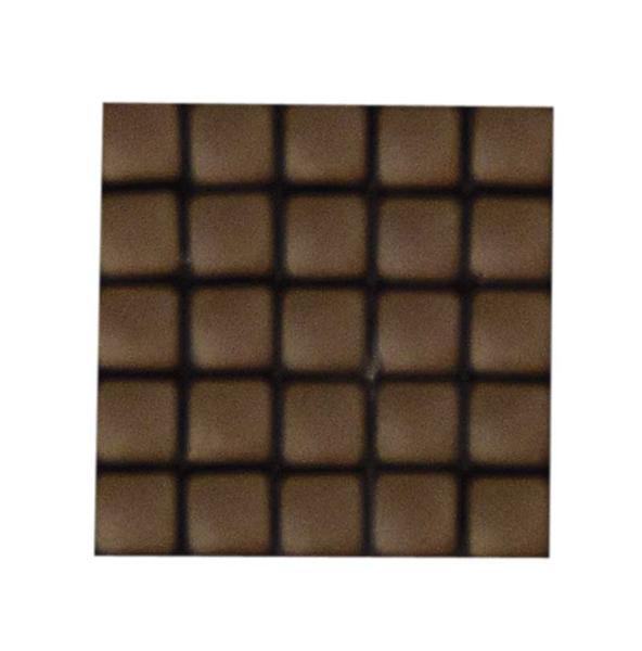 Mosaïque Pixel, brun foncé