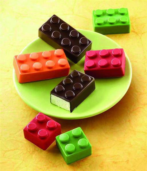 Siliconen vorm, chocolade blok