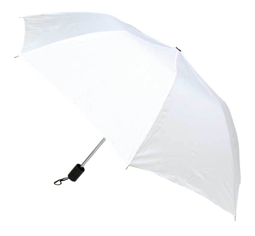 Parapluie de poche blanc - Ø 85 cm