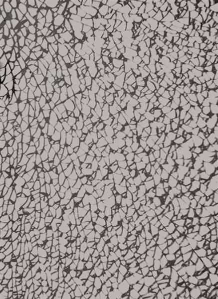 Crackle mozaïek plaat - 15 x 20 cm, grijs