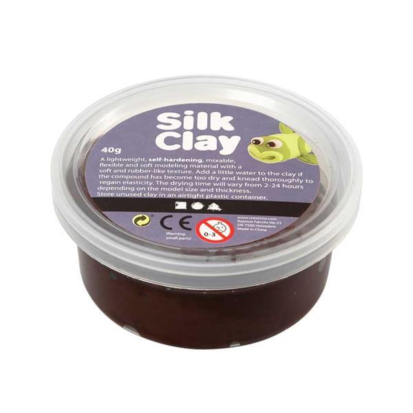Silk Clay® - 40 g, bruin