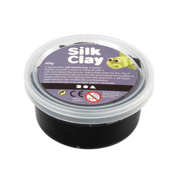 Silk Clay&#xAE; - 40 g, zwart