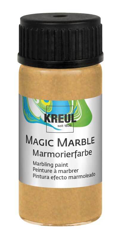 Marmerverf METALLIC - 20 ml, metallic-goud