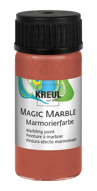 Marmerverf METALLIC - 20 ml, metallic-koper