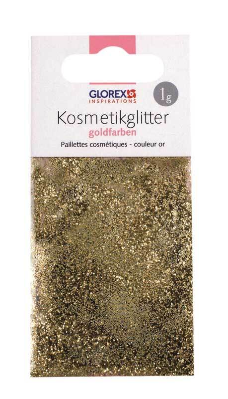 Cosmetische glitter 1 g, goudkleurig
