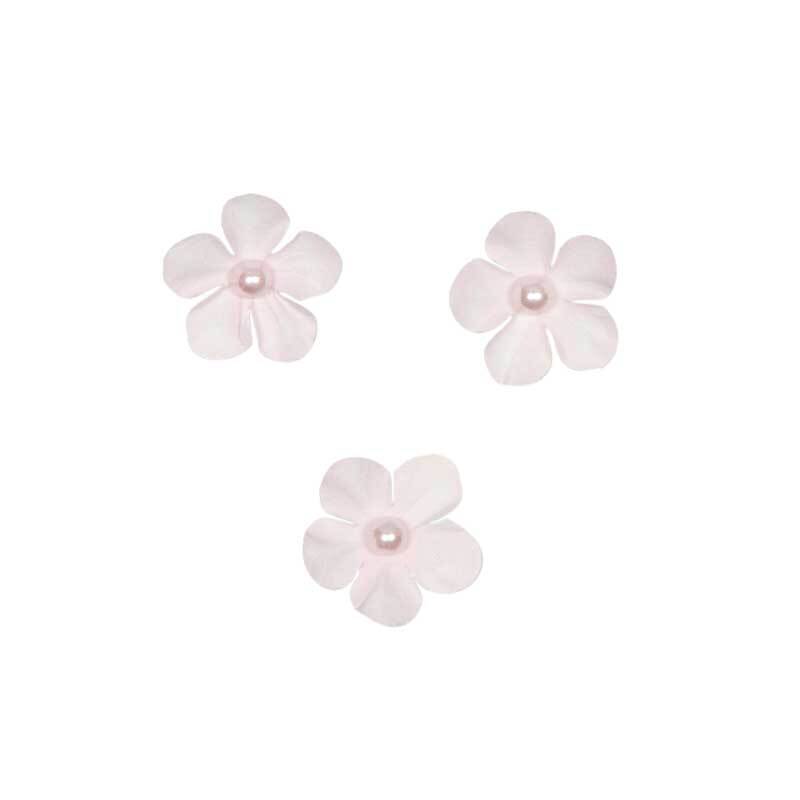 Papier-Blüten - Ø 2,5 cm, rosa