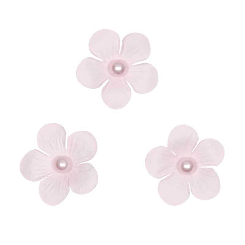 Papieren-bloemen - &#xD8; 4 cm, roze