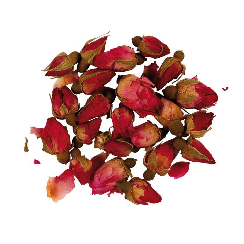 Fleurs s&#xE9;ch&#xE9;es - boutons de rose, env. 17 g