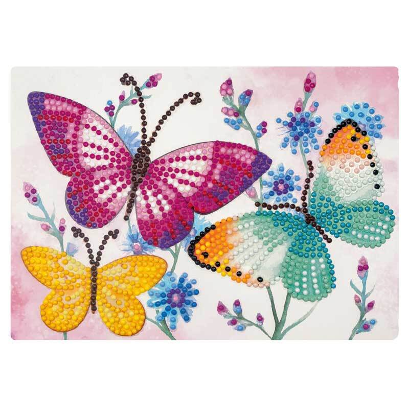 Kit Diamond Painting - Déco, Papillons