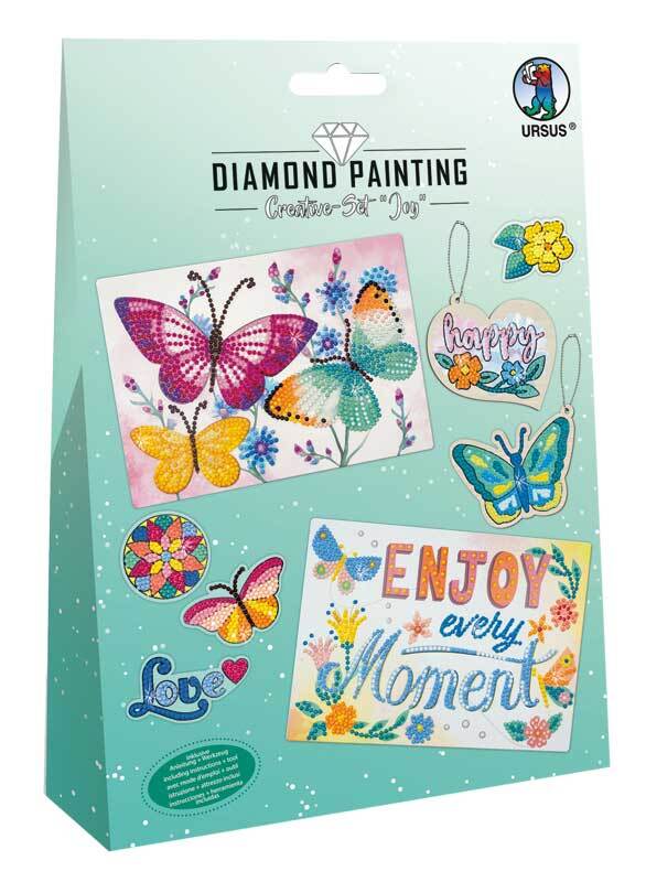 Diamond Painting set deco, vlinder