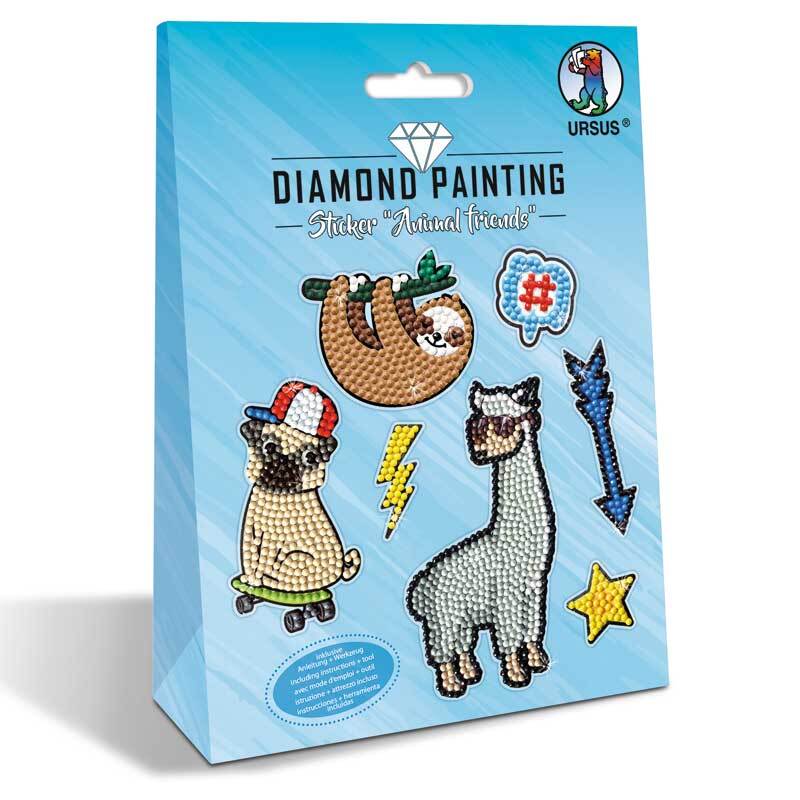 Diamond Painting set stickers, lama